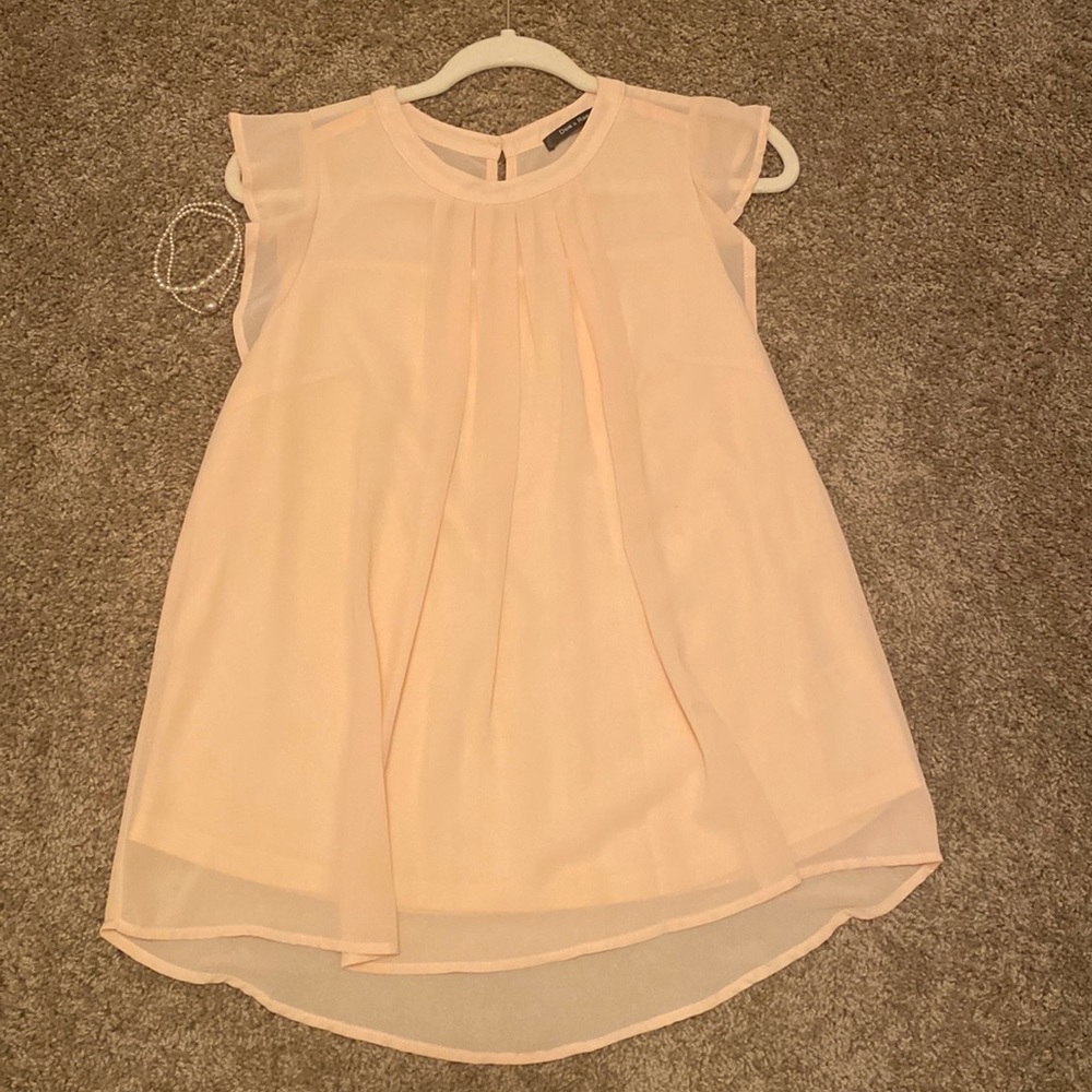 Flutter Capped Sleeved Blouse EUC